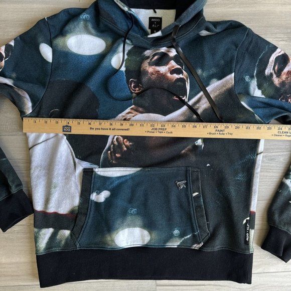 Men Akoo x ali 100% AUTHENTIC sz Medium Pullover Hoodie Sweater Multicolor Men’s - Picture 5 of 10